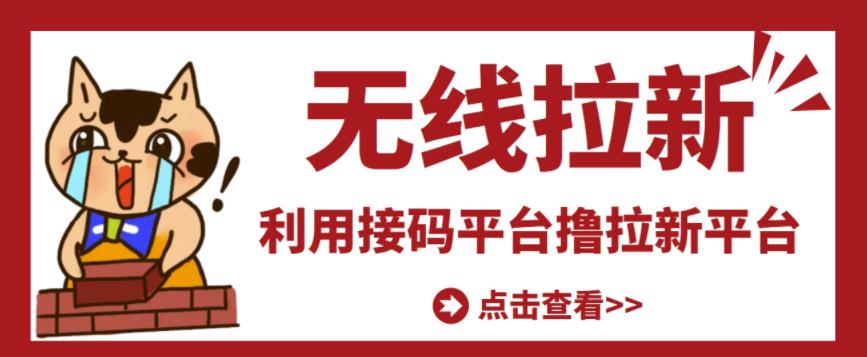 最新接码无限拉新项目，利用接码平台赚拉新平台差价，轻松日赚500+￼ - IT日志资源网-IT日志资源网