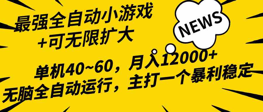 （10046期）2024最新全网独家小游戏全自动，单机40~60,稳定躺赚，小白都能月入过万 - IT日志资源网-IT日志资源网