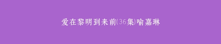 爱在黎明到来前（36集）喻嘉琳