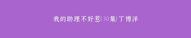 我的助理不好惹（30集）丁博洋