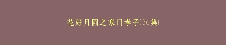 花好月圆之寒门孝子（36集）