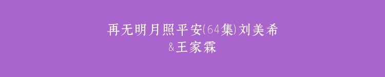 再无明月照平安（64集）刘美希&王家霖