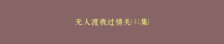 无人渡我过情关（41集）