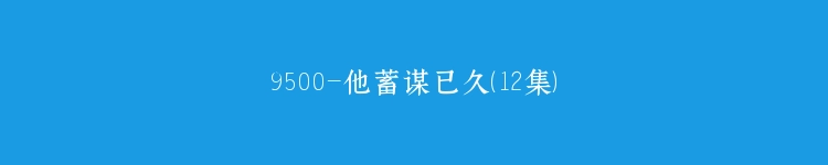 9500-他蓄谋已久（12集）