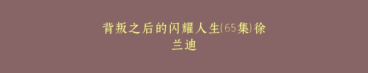 背叛之后的闪耀人生（65集）徐兰迪