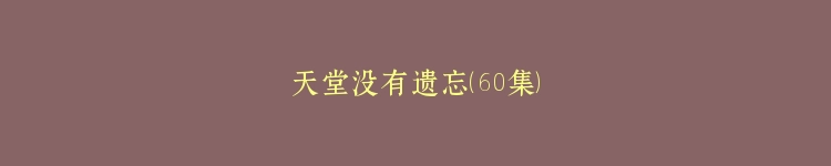 天堂没有遗忘（60集）