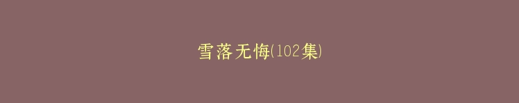 雪落无悔（102集）