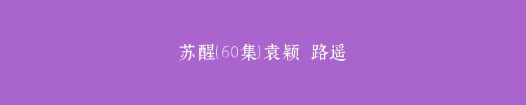 苏醒（60集）袁颖 路遥