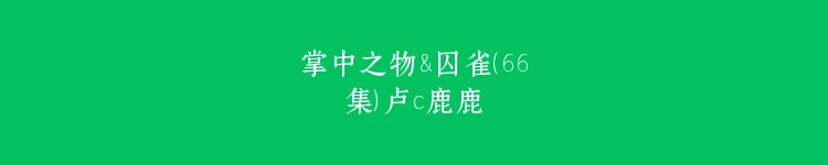 掌中之物&囚雀（66集）卢c鹿鹿