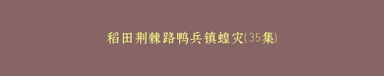 稻田荆棘路鸭兵镇蝗灾（35集）