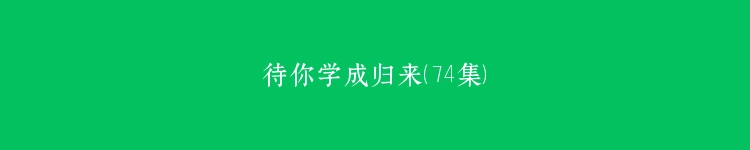 待你学成归来（74集）