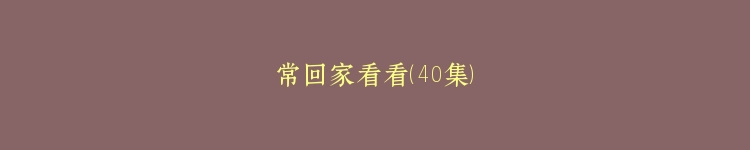 常回家看看（40集）