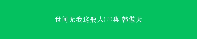 世间无我这般人（70集）韩傲天