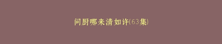 问厨哪来清如许（63集）