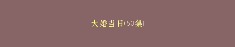 大婚当日（50集）