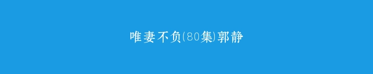 唯妻不负（80集）郭静