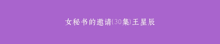 女秘书的邀请（30集）王星辰