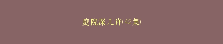 庭院深几许（42集）